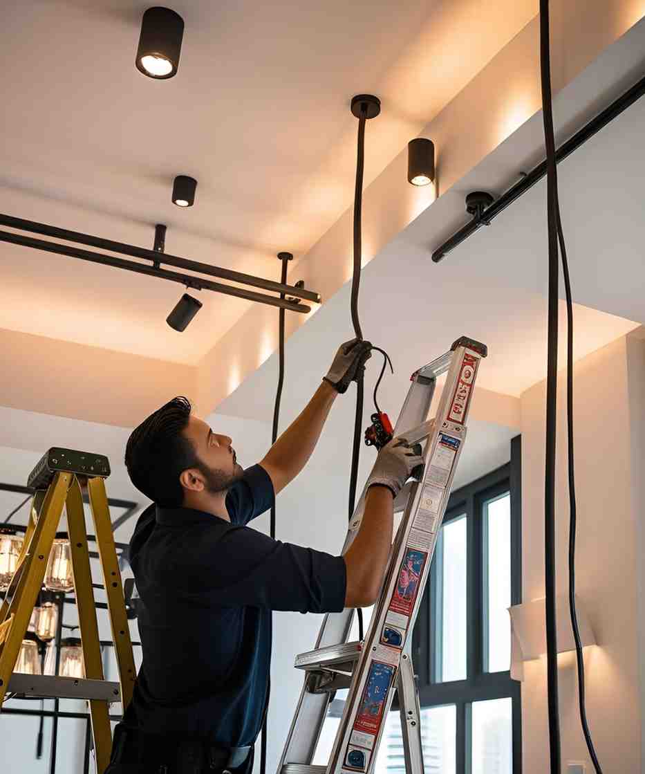 Recessed & Track Lighting Installation 